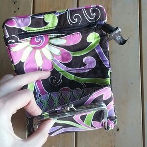 Vera Bradley Wallet with interior change purse
